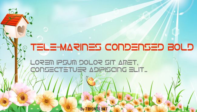 Tele-Marines Condensed Bold example